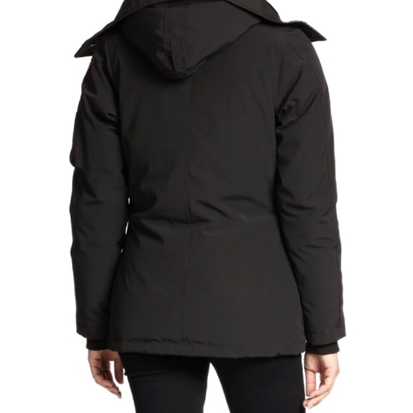 MONTEBELLO FUR TRIMMED CANADA GOOSE $1295 PARKA NWT - Picture 3 of 4